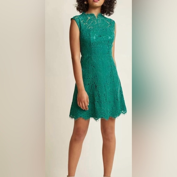 Spearmint Green Liza Luxe Lacey Dress XL NWT Lined Bridesmaids Multiple! - Picture 2 of 12